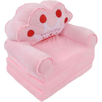 OEM Jeffergarden Canapé Pliable Pour Enfants 2 En 1 Rabattable Mignon Canapé-lit Pour Salon Chambre Motif Couronne Rose 3 Couches-dou - Publicité OEM Jeffergarden Canapé Pliable Pour Enfants 2 En 1 Rabattable Mignon Canapé-lit Pour Salon Chambre Motif Couronne Rose 3 Couches-dou - Publicité