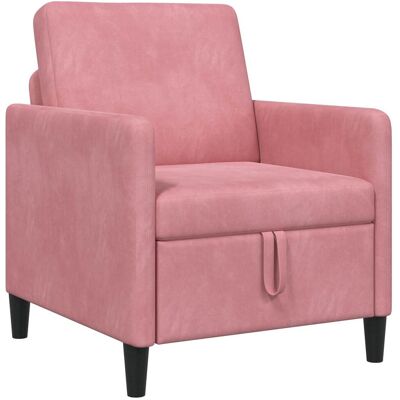 Sofa Avec Rangement Rose 72 X 78 X 87 Cm Polyester Vidaxl - Publicité Sofa Avec Rangement Rose 72 X 78 X 87 Cm Polyester Vidaxl - Publicité