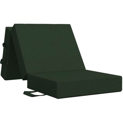 Canapé-lit Pliable 75 X 63 X 45 Cm Vert Foncé Vidaxl - Publicité Canapé-lit Pliable 75 X 63 X 45 Cm Vert Foncé Vidaxl - Publicité