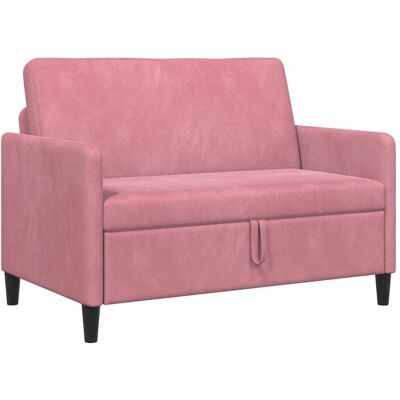 Sofa Avec Rangement Rose 122 X 78 X 87 Cm Polyester Vidaxl - Publicité Sofa Avec Rangement Rose 122 X 78 X 87 Cm Polyester Vidaxl - Publicité