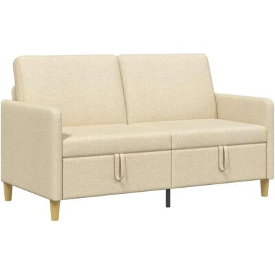 Sofa Avec Rangement Crème 152 X 78 X 87 Cm Polyester Vidaxl - Publicité Sofa Avec Rangement Crème 152 X 78 X 87 Cm Polyester Vidaxl - Publicité