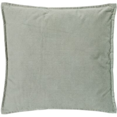 Coussin "lilou" Effet Velours 45 X 45 Cm Atmosphera - Céladon - Céladon - - Publicité Coussin "lilou" Effet Velours 45 X 45 Cm Atmosphera - Céladon - Céladon - - Publicité