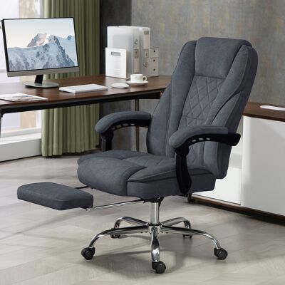 OEM Fauteuil De Bureau Massant Et Chauffant Hauteur Réglable Dossier Inclinable Télécommande Repose-pieds Rétractable Gris - Publicité OEM Fauteuil De Bureau Massant Et Chauffant Hauteur Réglable Dossier Inclinable Télécommande Repose-pieds Rétractable Gris - Publicité