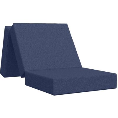 Canapé-lit Pliable 90 X 67 X 45 Cm Bleu Vidaxl - Publicité Canapé-lit Pliable 90 X 67 X 45 Cm Bleu Vidaxl - Publicité