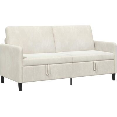 Sofa Avec Rangement Crème 172 X 78 X 87 Cm Polyester Vidaxl - Publicité Sofa Avec Rangement Crème 172 X 78 X 87 Cm Polyester Vidaxl - Publicité