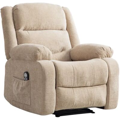 SANS MARQUE Fauteuil Relax Electrique Multifonctionnel,4 Zones De Massage,2 Intensités & Chauffage,avec Poches Latérales,kaki - Publicité SANS MARQUE Fauteuil Relax Electrique Multifonctionnel,4 Zones De Massage,2 Intensités & Chauffage,avec Poches Latérales,kaki - Publicité