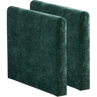 DEVOKO Accoudoirs Cloud Canapé Sectionnel Coussin Double Couche Rembourré Tissu Chenille Respirant Salon Chambre Appartement Vert Tendance - Publicité DEVOKO Accoudoirs Cloud Canapé Sectionnel Coussin Double Couche Rembourré Tissu Chenille Respirant Salon Chambre Appartement Vert Tendance - Publicité