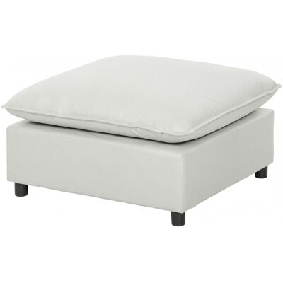 A MOON Repose Pied Salon Carré, Ottoman Avec Pieds En Plastique, Pouf Salon Pour Chambre À Coucher, Entrée, 75x75x40 Cm, Gris - Publicité A MOON Repose Pied Salon Carré, Ottoman Avec Pieds En Plastique, Pouf Salon Pour Chambre À Coucher, Entrée, 75x75x40 Cm, Gris - Publicité