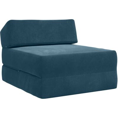 Canapé-lit Pliable Bleu 60 X 70 X 41 Cm Tissu Vidaxl - Publicité Canapé-lit Pliable Bleu 60 X 70 X 41 Cm Tissu Vidaxl - Publicité