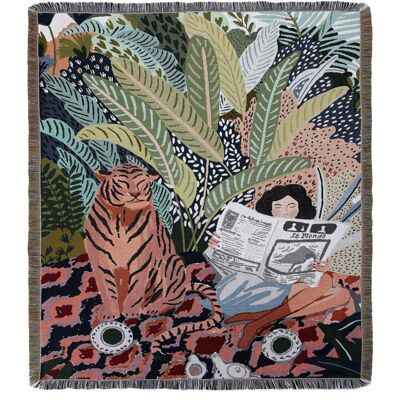 OEM 1 Pièce 160x130cm Couverture Plaid Tigre Et Femme Tricotée Décorée Avec Des Franges Bohême Simple Doux Confortable Protéger Contre Le Froid Pour Canapé Sofa Chaise À Repos Et Sieste-crezuo - Publicité OEM 1 Pièce 160x130cm Couverture Plaid Tigre Et Femme Tricotée Décorée Avec Des Franges Bohême Simple Doux Confortable Protéger Contre Le Froid Pour Canapé Sofa Chaise À Repos Et Sieste-crezuo - Publicité