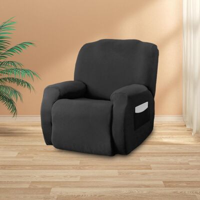 OEM Housse Souple Pour Fauteuil Inclinable, Idéale Pour Les Hôtels, Restaurants Et Événements - Noire - Publicité OEM Housse Souple Pour Fauteuil Inclinable, Idéale Pour Les Hôtels, Restaurants Et Événements - Noire - Publicité