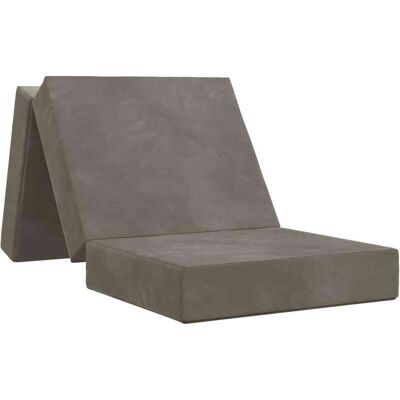 Canapé-lit Pliable 90 X 67 X 45 Cm Gris Clair Vidaxl - Publicité Canapé-lit Pliable 90 X 67 X 45 Cm Gris Clair Vidaxl - Publicité