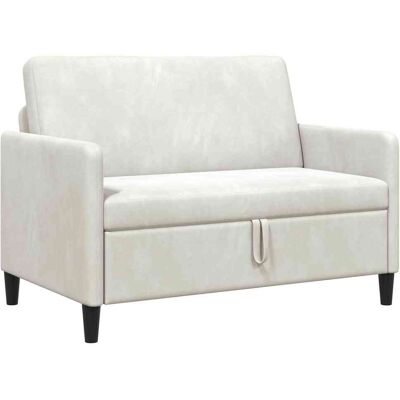 Sofa Avec Rangement Crème 122 X 78 X 87 Cm Polyester Vidaxl - Publicité Sofa Avec Rangement Crème 122 X 78 X 87 Cm Polyester Vidaxl - Publicité