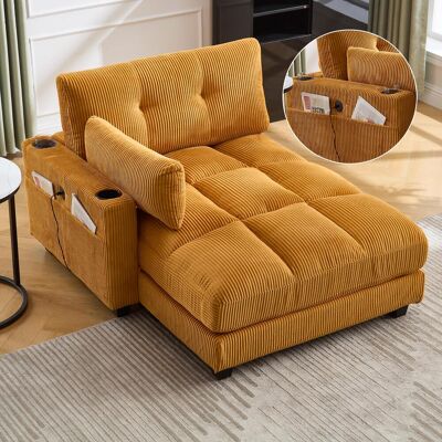 OEM Fauteuil En Bois De Palmier, Avec Coussins Rayés Moelleux, Accoudoirs Avec Dossiers Enroulés, Appui-tête Pliable, - Publicité OEM Fauteuil En Bois De Palmier, Avec Coussins Rayés Moelleux, Accoudoirs Avec Dossiers Enroulés, Appui-tête Pliable, - Publicité