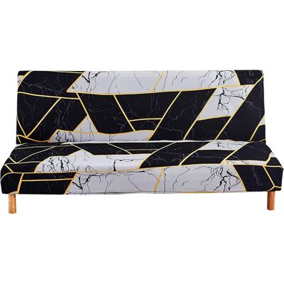 OEM 1 Housse De Canapé Sans Bras 3 Places, Tissu Extensible Antidérapant, Motif Géométrique, Pour Salon 180-210 Cm - Publicité OEM 1 Housse De Canapé Sans Bras 3 Places, Tissu Extensible Antidérapant, Motif Géométrique, Pour Salon 180-210 Cm - Publicité