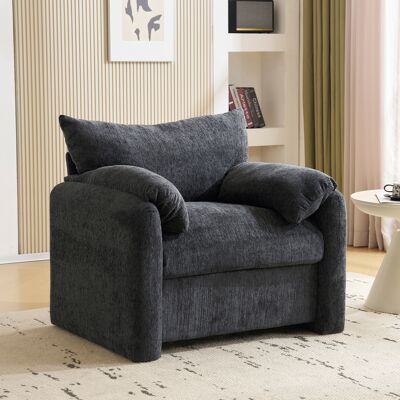 MIDUODUO Design Moderne,tissu Chenille,fauteuil Surdimensionné,fauteuil Décoratif,canapé Simple,fauteuil De Loisirs,adapté Au Salon Et À La Chambre-go - Publicité MIDUODUO Design Moderne,tissu Chenille,fauteuil Surdimensionné,fauteuil Décoratif,canapé Simple,fauteuil De Loisirs,adapté Au Salon Et À La Chambre-go - Publicité