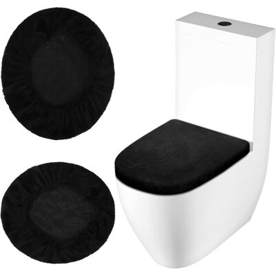 OEM 1 Housse De Siège, Velours Noir, Fond Élastique, Lavable En Machine, Accessoire Salle De Bain - Publicité OEM 1 Housse De Siège, Velours Noir, Fond Élastique, Lavable En Machine, Accessoire Salle De Bain - Publicité