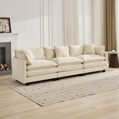Acavallo Fauteuil Une Place (pouf Non Inclus) — Fauteuil D'Angle Moderne, Idéal Pour Salons, Chambres Et Appartements — Rembourrage Confortable À Double Épaisseur — Tissu En Chenille Respirant - Publicité Acavallo Fauteuil Une Place (pouf Non Inclus) — Fauteuil D'Angle Moderne, Idéal Pour Salons, Chambres Et Appartements — Rembourrage Confortable À Double Épaisseur — Tissu En Chenille Respirant - Publicité