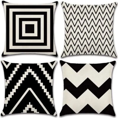 Scotch Housse De Coussin Géométrique Motif Taie D'Oreiller Pour Canapé Maison Salon Chambre Décoration D'Intérieur,45x45cm - Publicité Scotch Housse De Coussin Géométrique Motif Taie D'Oreiller Pour Canapé Maison Salon Chambre Décoration D'Intérieur,45x45cm - Publicité