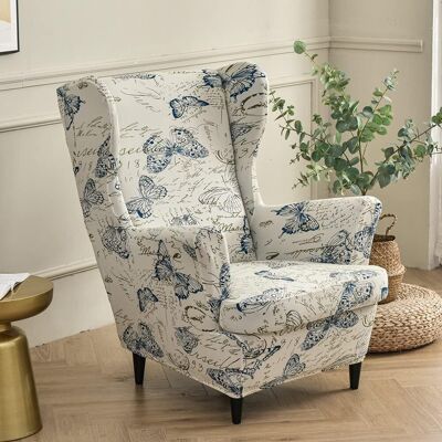 ALVIOR Housse De Fauteuil Inclinable - Extensible Avec Housses De Coussin T - Anti-dérapant - Pour Salon Chambre D Hotel - En Velours Papillon - Lot De 2 - Publicité ALVIOR Housse De Fauteuil Inclinable - Extensible Avec Housses De Coussin T - Anti-dérapant - Pour Salon Chambre D Hotel - En Velours Papillon - Lot De 2 - Publicité