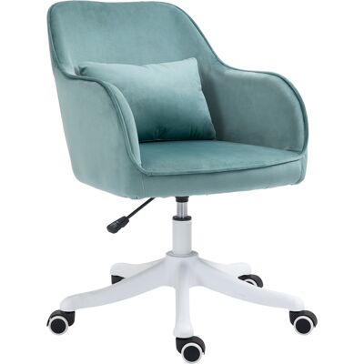 ACKERMAN Fauteuil Pivotant De Salon, Fauteuil De Bureau Avec Massage, Fauteuil De Bureau Avec Coussin Lombaire, Accoudoirs, Vert - Publicité ACKERMAN Fauteuil Pivotant De Salon, Fauteuil De Bureau Avec Massage, Fauteuil De Bureau Avec Coussin Lombaire, Accoudoirs, Vert - Publicité