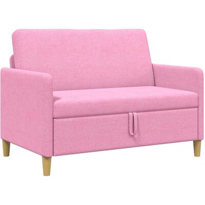 Sofa Avec Rangement Rose 122 X 78 X 87 Cm Polyester Vidaxl - Publicité Sofa Avec Rangement Rose 122 X 78 X 87 Cm Polyester Vidaxl - Publicité