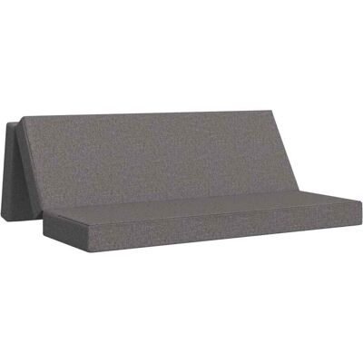 Canapé-lit Pliable 180 X 67 X 45 Cm Gris Clair Vidaxl - Publicité Canapé-lit Pliable 180 X 67 X 45 Cm Gris Clair Vidaxl - Publicité