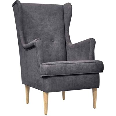 Fauteuil Gris Foncé Ares Vidaxl - Publicité Fauteuil Gris Foncé Ares Vidaxl - Publicité
