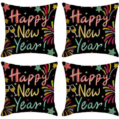 OEM Bonne Année Housses De Coussin Décoratives Pour Le Nouvel An Et Les Fêtes D'Hiver, Parfaites Pour Décorer Votre Canapé Ou Votre Fauteuil - Publicité OEM Bonne Année Housses De Coussin Décoratives Pour Le Nouvel An Et Les Fêtes D'Hiver, Parfaites Pour Décorer Votre Canapé Ou Votre Fauteuil - Publicité