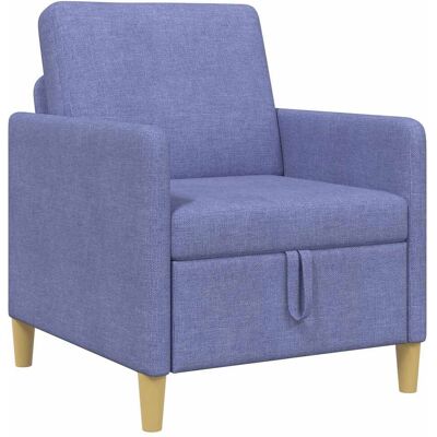Sofa Avec Rangement Bleu Denim 72 X 78 X 87 Cm Polyester Vidaxl - Publicité Sofa Avec Rangement Bleu Denim 72 X 78 X 87 Cm Polyester Vidaxl - Publicité