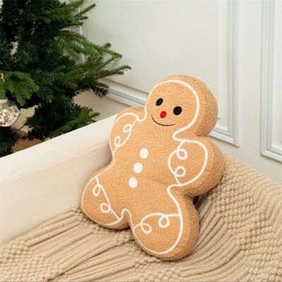 OEM Coussin Décoratif En Forme De Bonhomme En Pain D'Épices Pour Noël, Idéal Pour Le Canapé, Le Salon Ou Le Lit, 33 X 43 Cm-dou - Publicité OEM Coussin Décoratif En Forme De Bonhomme En Pain D'Épices Pour Noël, Idéal Pour Le Canapé, Le Salon Ou Le Lit, 33 X 43 Cm-dou - Publicité