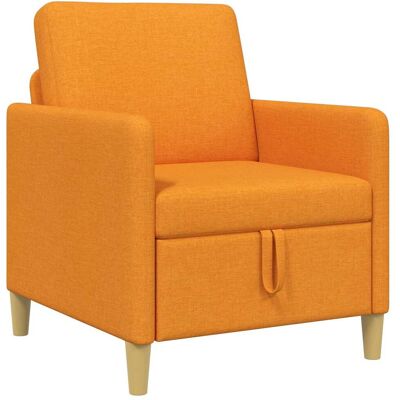 Sofa Avec Rangement Jaune Foncé 72 X 78 X 87 Cm Polyester Vidaxl - Publicité Sofa Avec Rangement Jaune Foncé 72 X 78 X 87 Cm Polyester Vidaxl - Publicité
