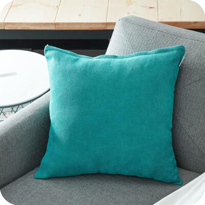 FOGSHIELD Zolginah Housse De Coussin 50x50 Lot De 2 Bleu Canard Decoration Chambre Bebe Salon Maison Voiture Housses Coussins Canapé Lit Carrés Double Face De Couleur Uni En Chenille Doux Avec Fermeture Eclair - Publicité FOGSHIELD Zolginah Housse De Coussin 50x50 Lot De 2 Bleu Canard Decoration Chambre Bebe Salon Maison Voiture Housses Coussins Canapé Lit Carrés Double Face De Couleur Uni En Chenille Doux Avec Fermeture Eclair - Publicité