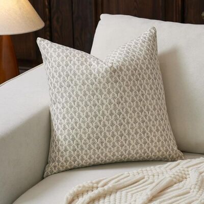 Vision Housses De Coussin Florales 45 X 45 Cm, Imprimé Bloc, Coussins De Canapé Pour Le Salon, Housses De Coussin Décoratives Aux Accents Neutres, 2 Pièces, Taupe Clair - Publicité Vision Housses De Coussin Florales 45 X 45 Cm, Imprimé Bloc, Coussins De Canapé Pour Le Salon, Housses De Coussin Décoratives Aux Accents Neutres, 2 Pièces, Taupe Clair - Publicité