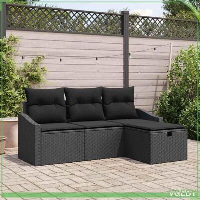 OEM Ensemble De Canapés De Jardin - Fafeicy - 3360584 - Modulaire - Polyrotin - 4 Places - Publicité OEM Ensemble De Canapés De Jardin - Fafeicy - 3360584 - Modulaire - Polyrotin - 4 Places - Publicité
