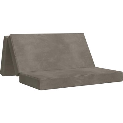Canapé-lit Pliable 180 X 67 X 45 Cm Gris Clair Vidaxl - Publicité Canapé-lit Pliable 180 X 67 X 45 Cm Gris Clair Vidaxl - Publicité