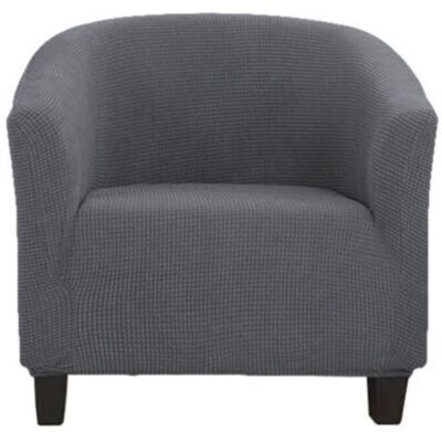 SANS MARQUE Housse De Fauteuil Extensible Jacquard Avec Accoudoirs Pour Fauteuil De Café, Chaise De Club, Fauteuil De Relaxation, Housse Extensible (gris Foncé) - Publicité SANS MARQUE Housse De Fauteuil Extensible Jacquard Avec Accoudoirs Pour Fauteuil De Café, Chaise De Club, Fauteuil De Relaxation, Housse Extensible (gris Foncé) - Publicité