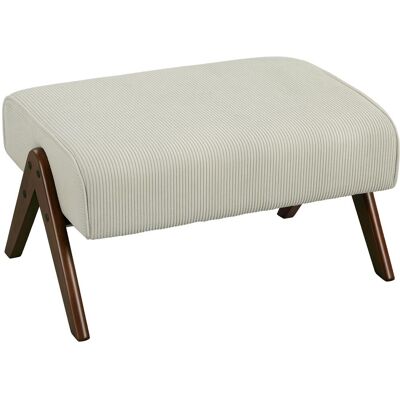 OEM Repose-pieds, Tabouret Bas Avec Assise Rembourrée, Pieds En Bois, Pour Salon Ou Chambre, 69 X 47 X 36 Cm, Beige - Publicité OEM Repose-pieds, Tabouret Bas Avec Assise Rembourrée, Pieds En Bois, Pour Salon Ou Chambre, 69 X 47 X 36 Cm, Beige - Publicité