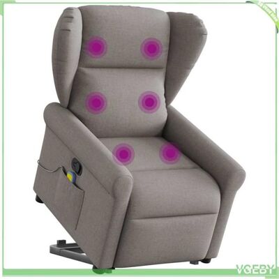 OEM Fauteuil Inclinable De Massage - 3303391 - Taupe Tissu - Massage 6 Points - Levage Électrique - Publicité OEM Fauteuil Inclinable De Massage - 3303391 - Taupe Tissu - Massage 6 Points - Levage Électrique - Publicité