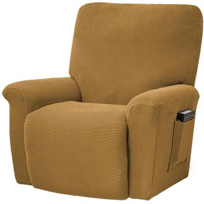 HERUSI Housse De Fauteuil, Lot De 4, Housse De Fauteuil Inclinable Tv, Housse D'Accoudoir Élastique, Housse Extensible Pour Fauteuil Inclinable 1 Place, Housse De Fauteuil Inclinable Avec Poches - Publicité HERUSI Housse De Fauteuil, Lot De 4, Housse De Fauteuil Inclinable Tv, Housse D'Accoudoir Élastique, Housse Extensible Pour Fauteuil Inclinable 1 Place, Housse De Fauteuil Inclinable Avec Poches - Publicité