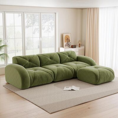 OEM Fauteuil En L, Canapé Modulable, Canapé Trois Places Combinable, Idéal Pour Le Salon, Base Antidérapante, Aucun Assemblage Requis, Canapé Modulable Avec Repose-pieds, Écologique. Publicité OEM Fauteuil En L, Canapé Modulable, Canapé Trois Places Combinable, Idéal Pour Le Salon, Base Antidérapante, Aucun Assemblage Requis, Canapé Modulable Avec Repose-pieds, Écologique. Publicité