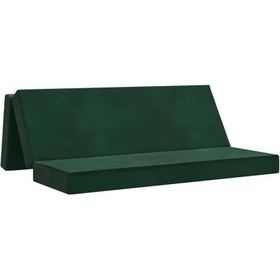 Canapé-lit Pliable 200 X 67 X 45 Cm Vert Foncé Vidaxl - Publicité Canapé-lit Pliable 200 X 67 X 45 Cm Vert Foncé Vidaxl - Publicité