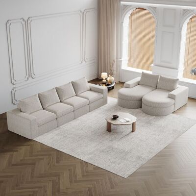 OEM Canapé En Chenille Avec Éléments Incurvés Et Méridienne, Entièrement Compressé Et Sans Cadre, Ensemble De Canapé Modulaire, Méridienne En Forme De L, Canapé Compressé En Mousse, Ensemble Deux Pièces. Publicité OEM Canapé En Chenille Avec Éléments Incurvés Et Méridienne, Entièrement Compressé Et Sans Cadre, Ensemble De Canapé Modulaire, Méridienne En Forme De L, Canapé Compressé En Mousse, Ensemble Deux Pièces. Publicité