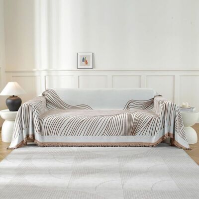 OEM 1 Housse De Canapé 2 Places, Tissu Polyester 180x280cm, Protection Universelle, Décoration Salon-dou - Publicité OEM 1 Housse De Canapé 2 Places, Tissu Polyester 180x280cm, Protection Universelle, Décoration Salon-dou - Publicité