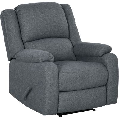 ACKERMAN Fauteuil Relax Homcom Manuel, Capacité 150 Kg, Fauteuil Tv Avec Fonction Inclinaison, Aspect Lin, Fauteuil Tv Avec Poignée Latérale Et Repose-pieds - Publicité ACKERMAN Fauteuil Relax Homcom Manuel, Capacité 150 Kg, Fauteuil Tv Avec Fonction Inclinaison, Aspect Lin, Fauteuil Tv Avec Poignée Latérale Et Repose-pieds - Publicité