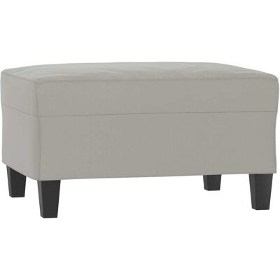 DESIGN IN Repose-pied Gris Clair 70x55x41 Cm Tissu Microfibre - Publicité DESIGN IN Repose-pied Gris Clair 70x55x41 Cm Tissu Microfibre - Publicité