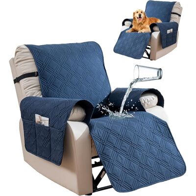 OEM 23in Réversible Fauteuil Couchant Couvercle, Imperméable Fauteuil Couchant Couvercles Avec Poche Lavable Fauteuil Couchant Couvercle Meubles Protecteur Pour Enfants, Animaux De Compagnie, Bleu Marine - Publicité OEM 23in Réversible Fauteuil Couchant Couvercle, Imperméable Fauteuil Couchant Couvercles Avec Poche Lavable Fauteuil Couchant Couvercle Meubles Protecteur Pour Enfants, Animaux De Compagnie, Bleu Marine - Publicité
