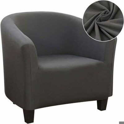 ECLEANFY Housse De Fauteuil Cabriolet - Handeiu - Extensible - Gris - Facile À Laver - Design Contemporain - Publicité ECLEANFY Housse De Fauteuil Cabriolet - Handeiu - Extensible - Gris - Facile À Laver - Design Contemporain - Publicité