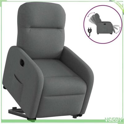 OEM Fauteuil Inclinable Électrique - Modèle 3302993 - Tissu Gris Foncé - Releveur Électrique - Inclinaison 135° - Publicité OEM Fauteuil Inclinable Électrique - Modèle 3302993 - Tissu Gris Foncé - Releveur Électrique - Inclinaison 135° - Publicité