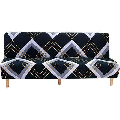 OEM 1 Housse De Canapé Sans Bras 3 Places, Tissu Extensible Antidérapant, Motif Géométrique, Pour Salon 180-210 Cm - Publicité OEM 1 Housse De Canapé Sans Bras 3 Places, Tissu Extensible Antidérapant, Motif Géométrique, Pour Salon 180-210 Cm - Publicité